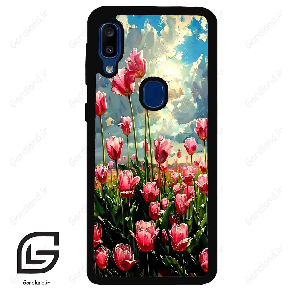 قاب گوشی سامسونگ ای 20 ای (Galaxy A20E ) طرح گل کد 2055