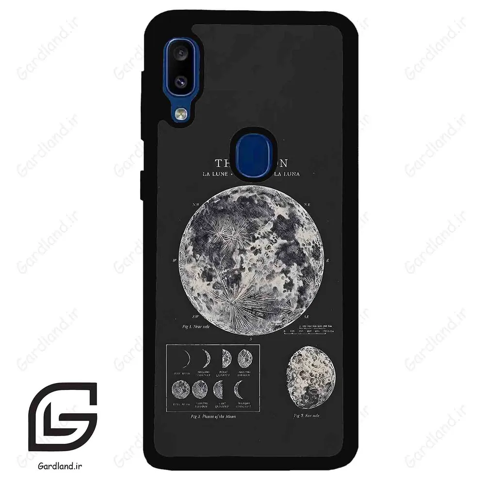 قاب گوشی سامسونگ ای 20 ای (Galaxy A20E ) طرح ماه کد 2175
