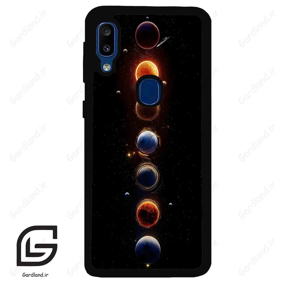 قاب گوشی سامسونگ ای 20 ای (Galaxy A20E ) طرح ماه کد 2186