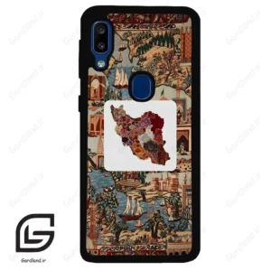 قاب گوشی سامسونگ ای 20 ای (Galaxy A20E ) طرح نقشه ایران کد 2287