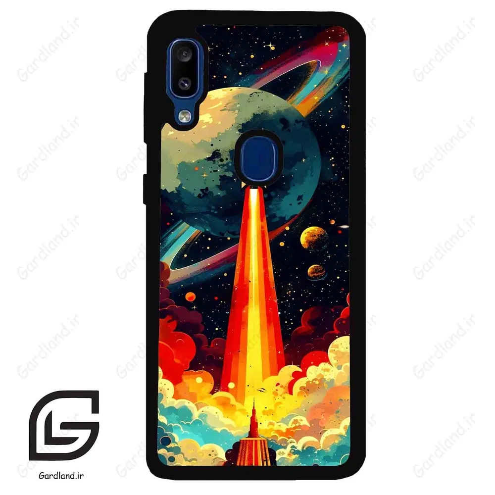 قاب گوشی سامسونگ ای 20 ای (Galaxy A20E ) طرح موشک کد 2463