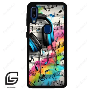 قاب گوشی سامسونگ ای 20 ای (Galaxy A20E ) طرح موسیقی کد 2482