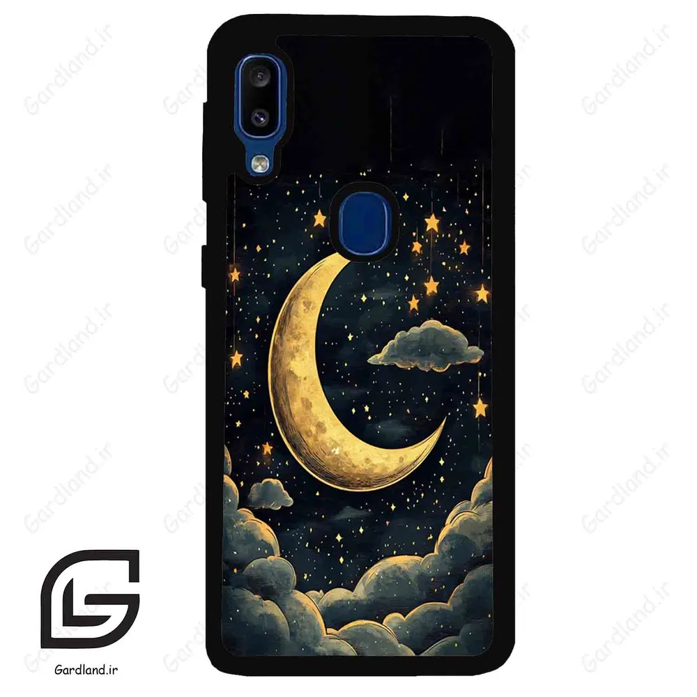 قاب گوشی سامسونگ ای 20 ای (Galaxy A20E ) طرح ماه کد 2547