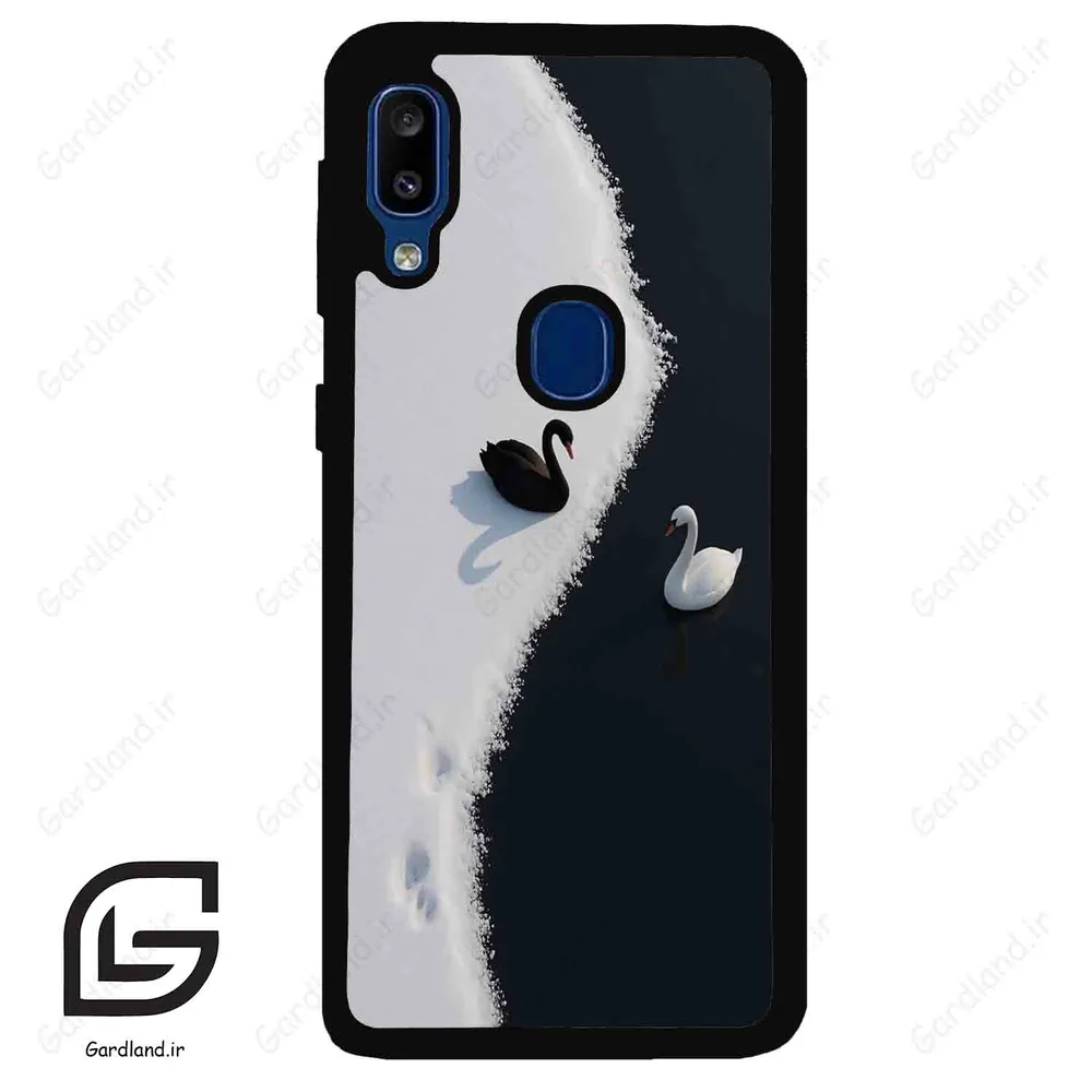 قاب گوشی سامسونگ ای 20 ای (Galaxy A20E ) طرح قو کد 2804