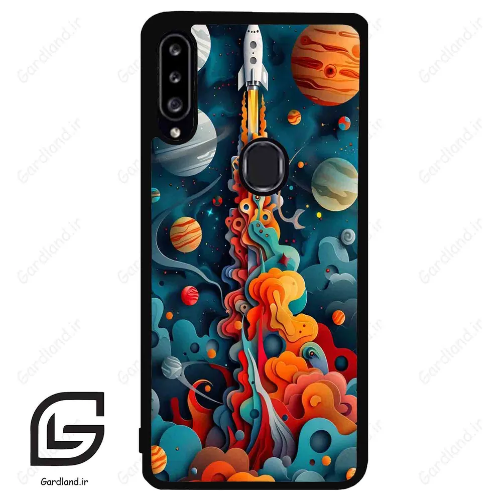 قاب گوشی سامسونگ ای 20 اس (Galaxy A20S ) طرح موشک کد 2470