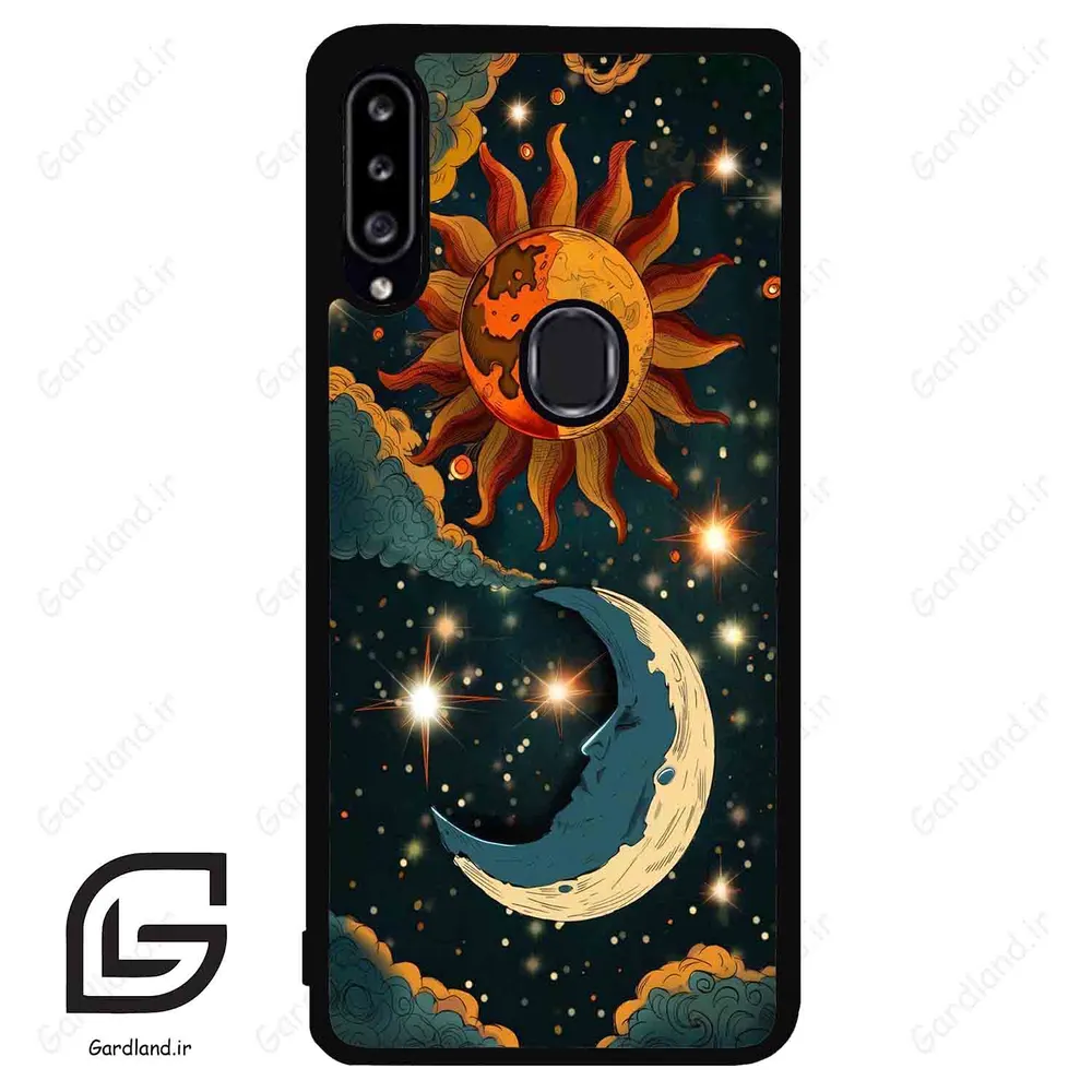 قاب گوشی سامسونگ ای 20 اس (Galaxy A20S ) طرح ماه کد 2474