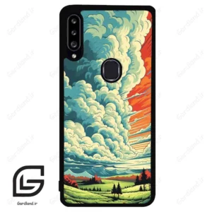 قاب گوشی سامسونگ ای 20 اس (Galaxy A20S ) طرح ابرنگی کد 2491
