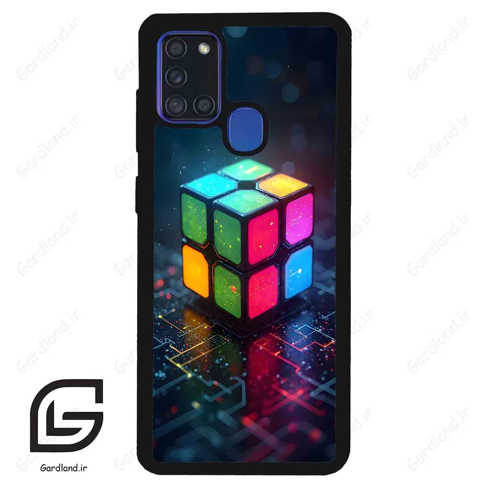 قاب گوشی سامسونگ ای 21 اس (Galaxy A21s ) طرح مکعب کد 2222