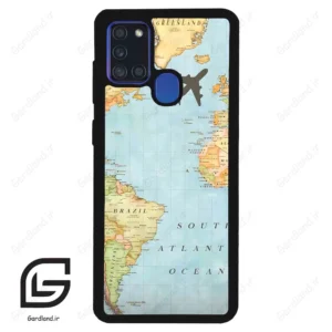 قاب گوشی سامسونگ ای 21 اس (Galaxy A21s ) طرح نقشه کد 2243