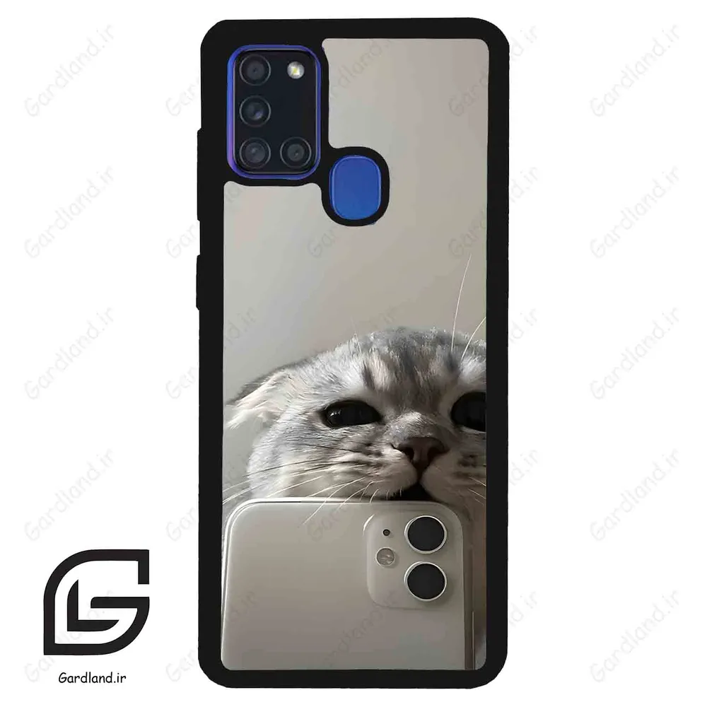 قاب گوشی سامسونگ ای 21 اس (Galaxy A21s ) طرح گربه کد 2246