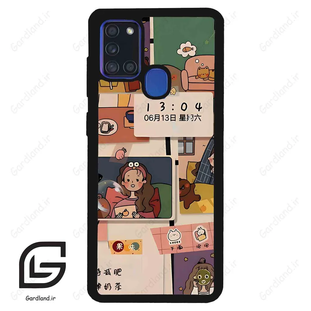 قاب گوشی سامسونگ ای 21 اس (Galaxy A21s ) طرح دخترانه کد 2254