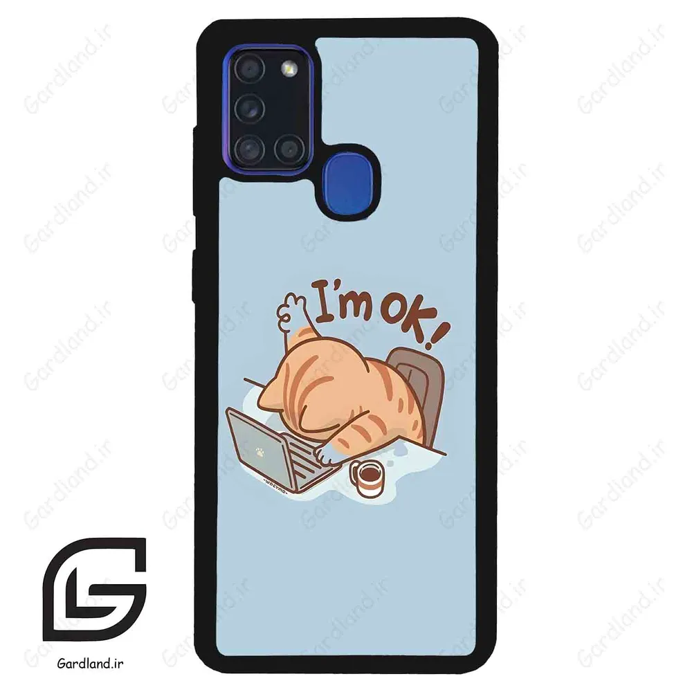 قاب گوشی سامسونگ ای 21 اس (Galaxy A21s ) طرح گربه کد 2297