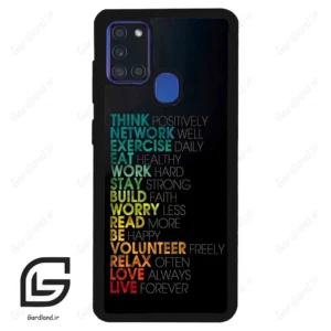 قاب گوشی سامسونگ ای 21 اس (Galaxy A21s ) طرح متن کد 2332