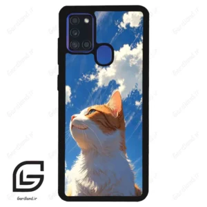 قاب گوشی سامسونگ ای 21 اس (Galaxy A21s ) طرح گربه کد 2366