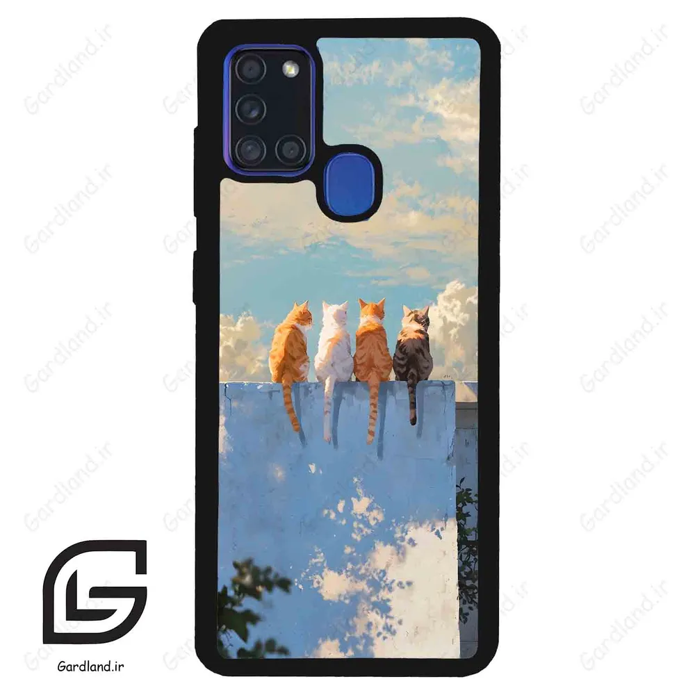 قاب گوشی سامسونگ ای 21 اس (Galaxy A21s ) طرح گربه کد 2367