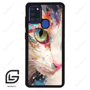 قاب گوشی سامسونگ ای 21 اس (Galaxy A21s ) طرح گربه کد 2437