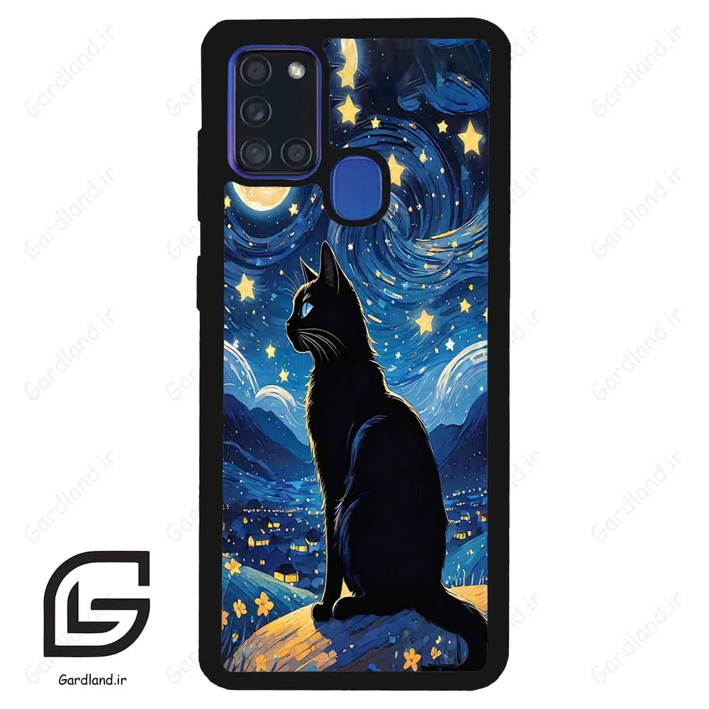 قاب گوشی سامسونگ ای 21 اس (Galaxy A21s ) طرح گربه کد 2438