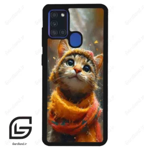 قاب گوشی سامسونگ ای 21 اس (Galaxy A21s ) طرح گربه کد 2440