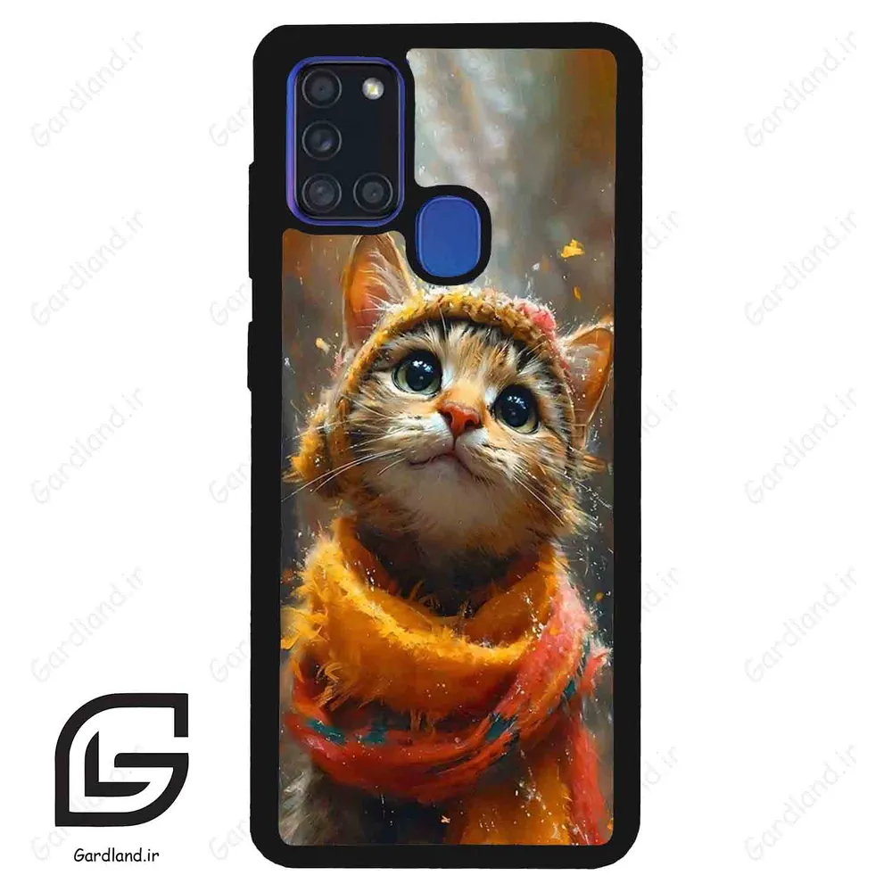 قاب گوشی سامسونگ ای 21 اس (Galaxy A21s ) طرح گربه کد 2440