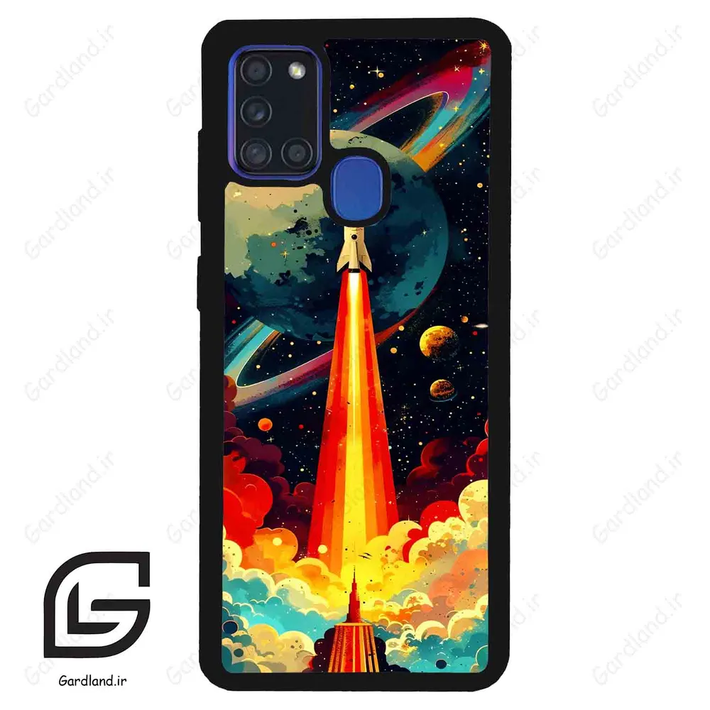 قاب گوشی سامسونگ ای 21 اس (Galaxy A21s ) طرح موشک کد 2463