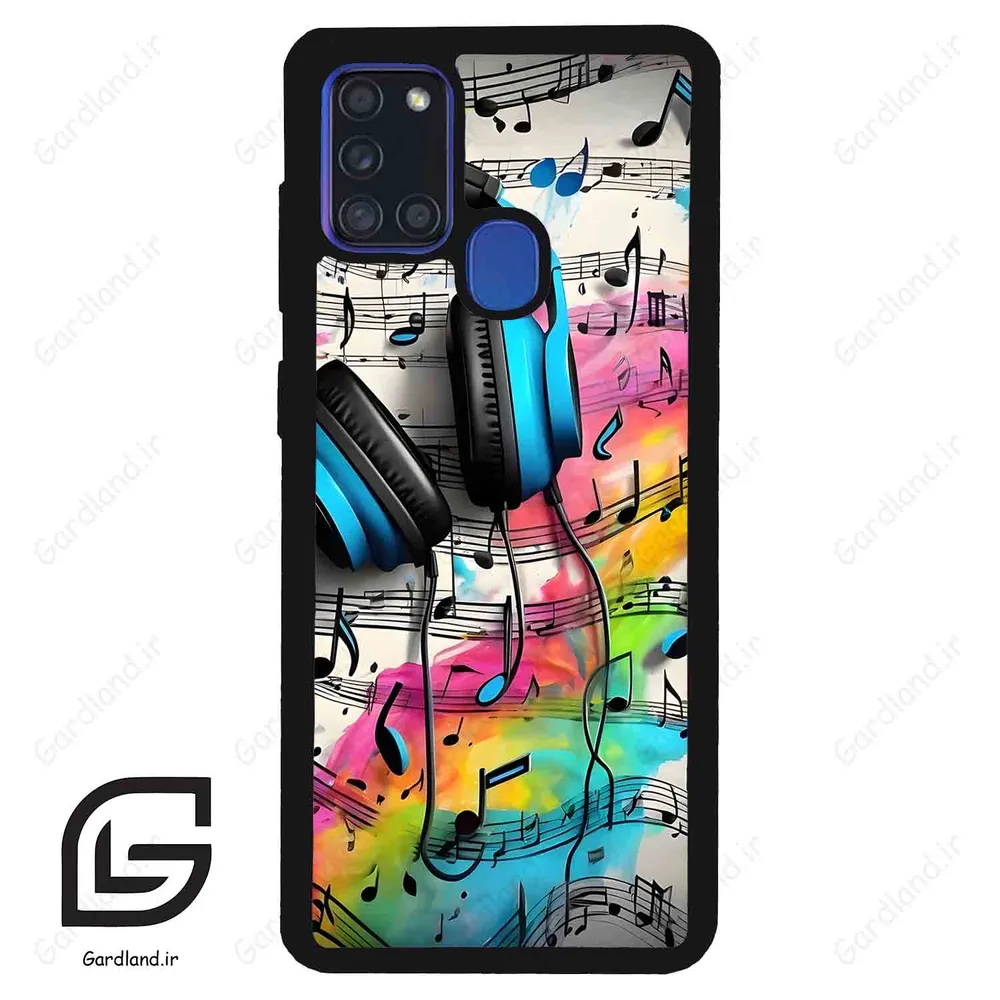 قاب گوشی سامسونگ ای 21 اس (Galaxy A21s ) طرح موسیقی کد 2482
