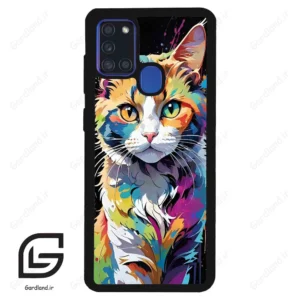 قاب گوشی سامسونگ ای 21 اس (Galaxy A21s ) طرح گربه کد 2483
