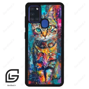 قاب گوشی سامسونگ ای 21 اس (Galaxy A21s ) طرح گربه کد 2488