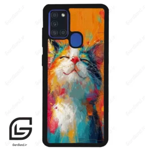 قاب گوشی سامسونگ ای 21 اس (Galaxy A21s ) طرح گربه کد 2489