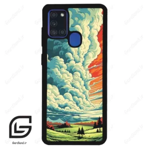 قاب گوشی سامسونگ ای 21 اس (Galaxy A21s ) طرح ابرنگی کد 2491