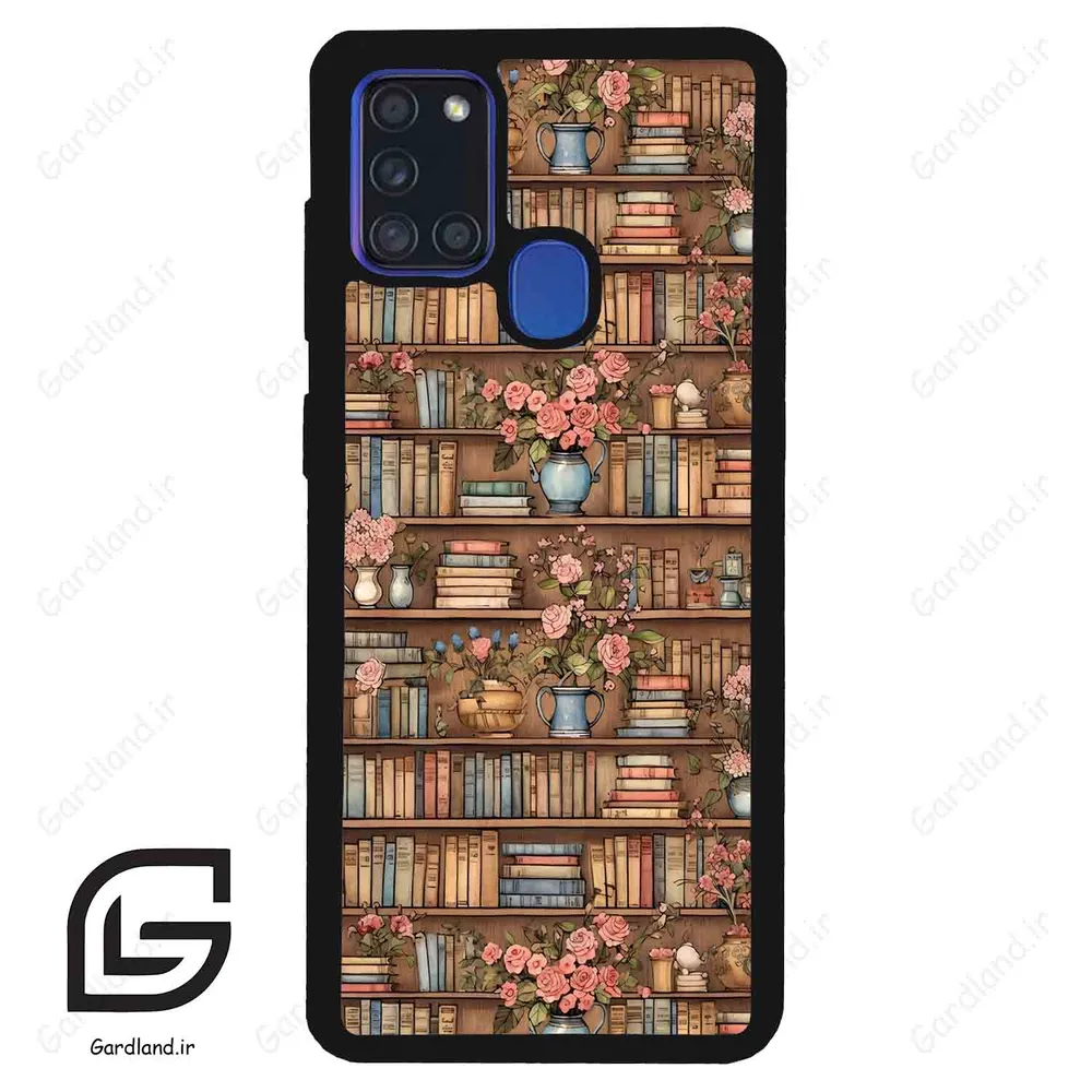 قاب گوشی سامسونگ ای 21 اس (Galaxy A21s ) طرح کتابخانه کد 2535