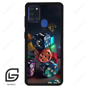 قاب گوشی سامسونگ ای 21 اس (Galaxy A21s ) طرح تاس کد 2556
