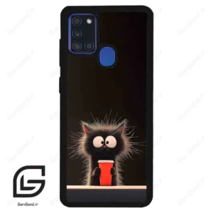 قاب گوشی سامسونگ ای 21 اس (Galaxy A21s ) طرح گربه کد 2580