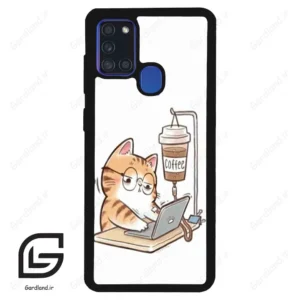 قاب گوشی سامسونگ ای 21 اس (Galaxy A21s ) طرح گربه کد 2617