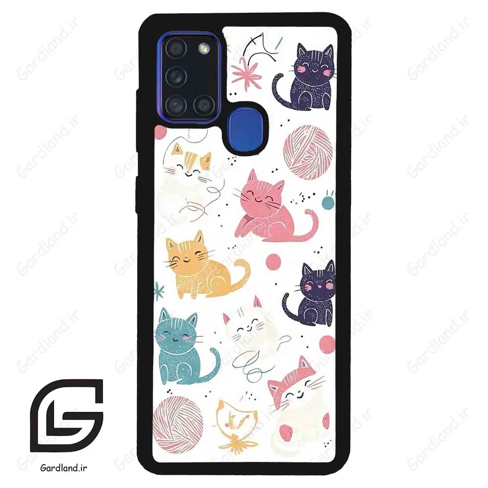 قاب گوشی سامسونگ ای 21 اس (Galaxy A21s ) طرح گربه کد 2620