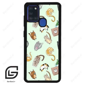 قاب گوشی سامسونگ ای 21 اس (Galaxy A21s ) طرح گربه کد 2622
