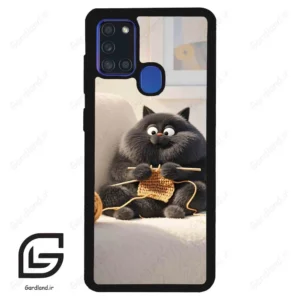 قاب گوشی سامسونگ ای 21 اس (Galaxy A21s ) طرح گربه کد 2639