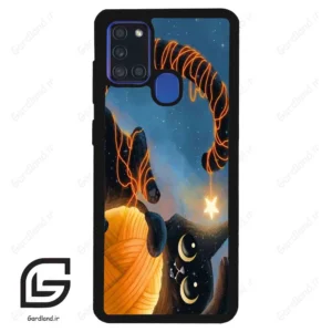 قاب گوشی سامسونگ ای 21 اس (Galaxy A21s ) طرح گربه کد 2654