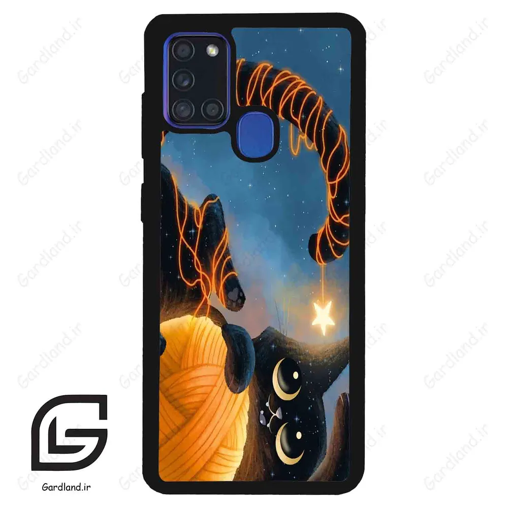 قاب گوشی سامسونگ ای 21 اس (Galaxy A21s ) طرح گربه کد 2654