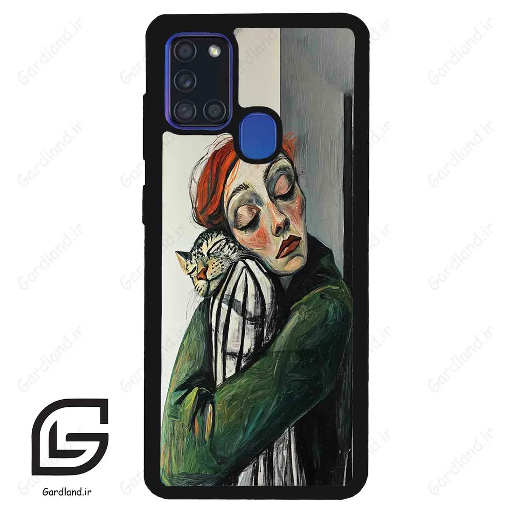 قاب گوشی سامسونگ ای 21 اس (Galaxy A21s ) طرح گربه کد 2709
