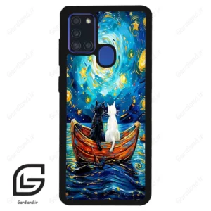 قاب گوشی سامسونگ ای 21 اس (Galaxy A21s ) طرح گربه کد 2727