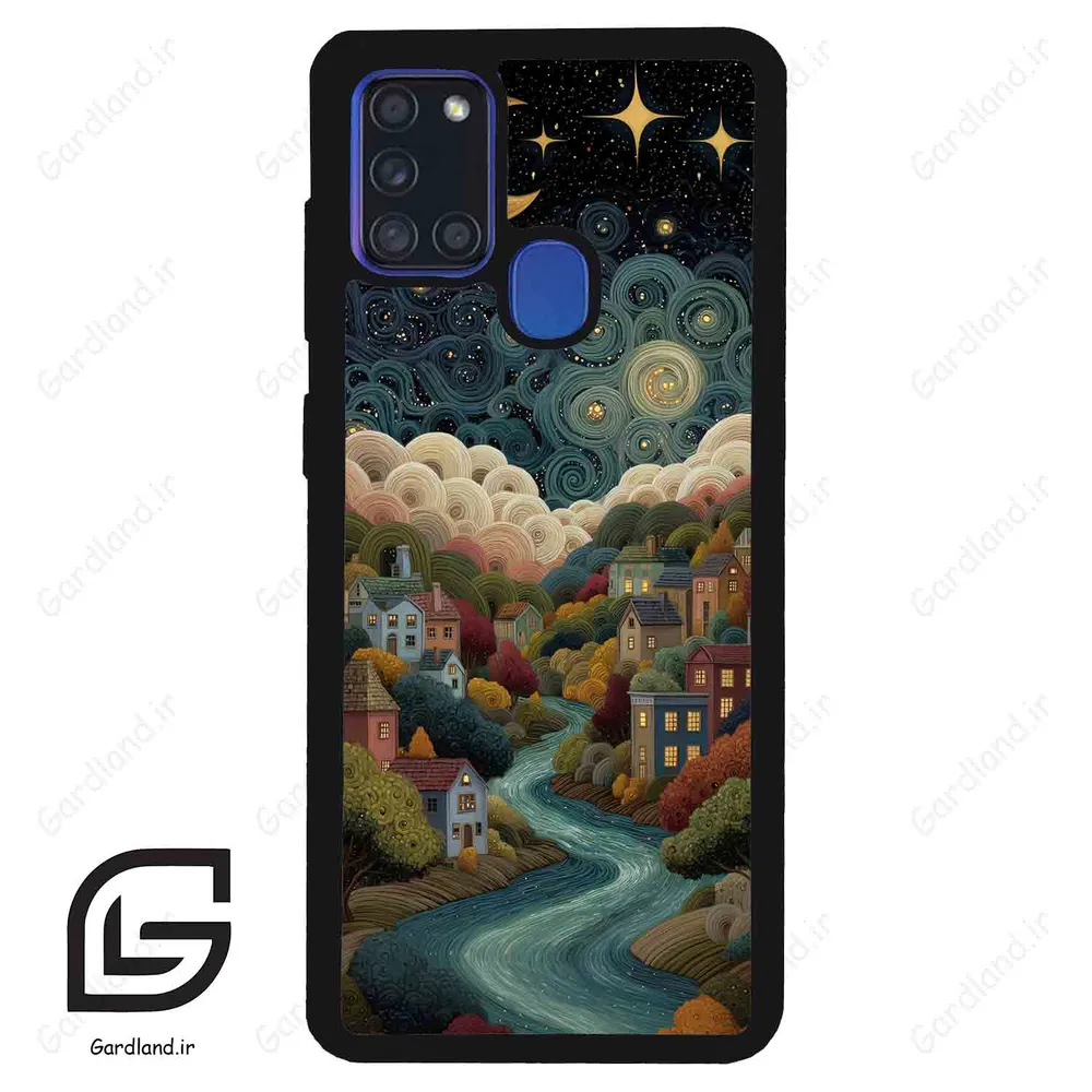 قاب گوشی سامسونگ ای 21 اس (Galaxy A21s ) طرح دهکده کد 2736