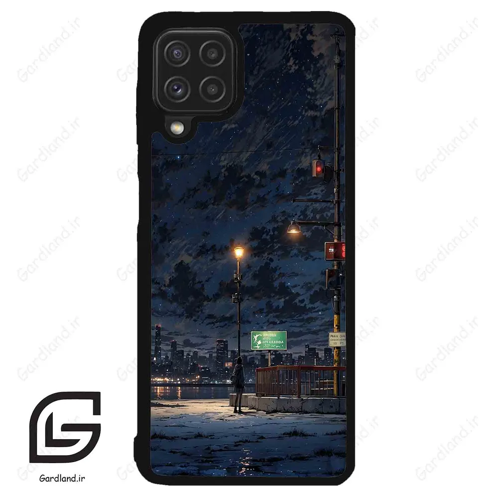 قاب گوشی سامسونگ ای 22 فورجی (Galaxy A22 4G ) طرح شب کد 2354