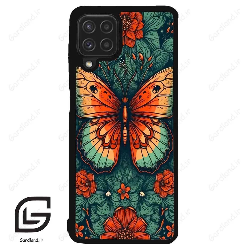 قاب گوشی سامسونگ ای 22 فورجی (Galaxy A22 4G ) طرح پروانه کد 2421