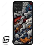 قاب گوشی سامسونگ ای 22 فورجی (Galaxy A22 4G ) طرح ابرنگی کد 2448