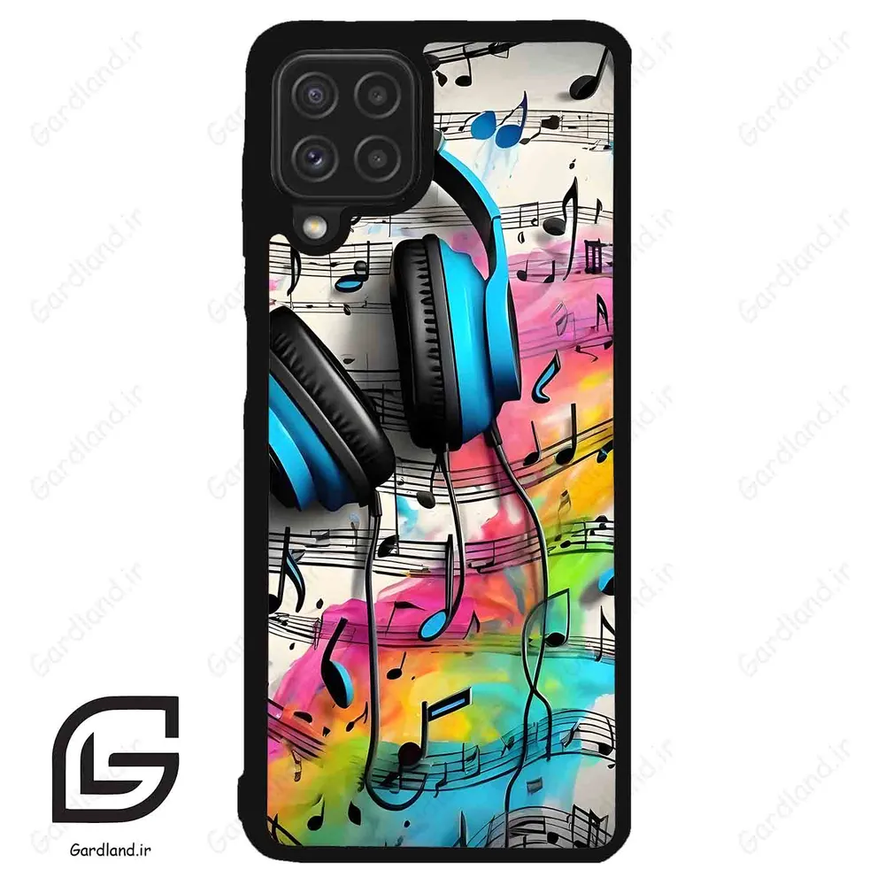 قاب گوشی سامسونگ ای 22 فورجی (Galaxy A22 4G ) طرح موسیقی کد 2482