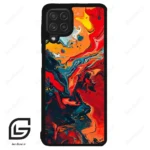 قاب گوشی سامسونگ ای 22 فورجی (Galaxy A22 4G ) طرح ابرنگی کد 2490