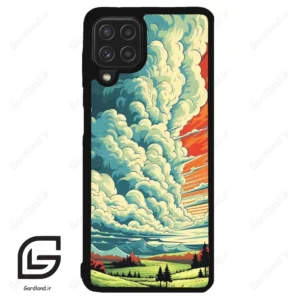 قاب گوشی سامسونگ ای 22 فورجی (Galaxy A22 4G ) طرح ابرنگی کد 2491