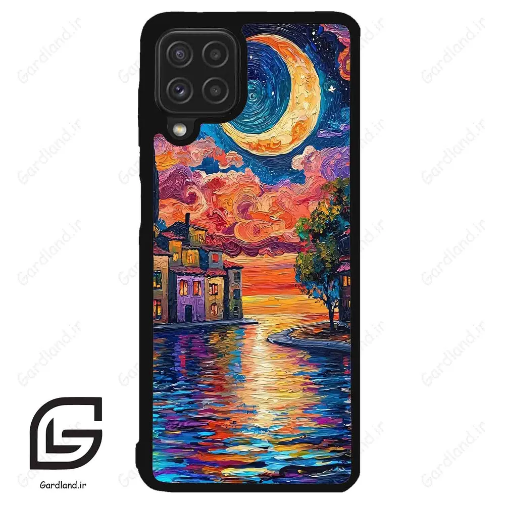 قاب گوشی سامسونگ ای 22 فورجی (Galaxy A22 4G ) طرح ماه کد 2699