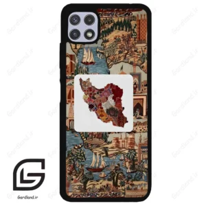 قاب گوشی سامسونگ ای 22 (Galaxy A22 5G ) طرح نقشه ایران کد 2287