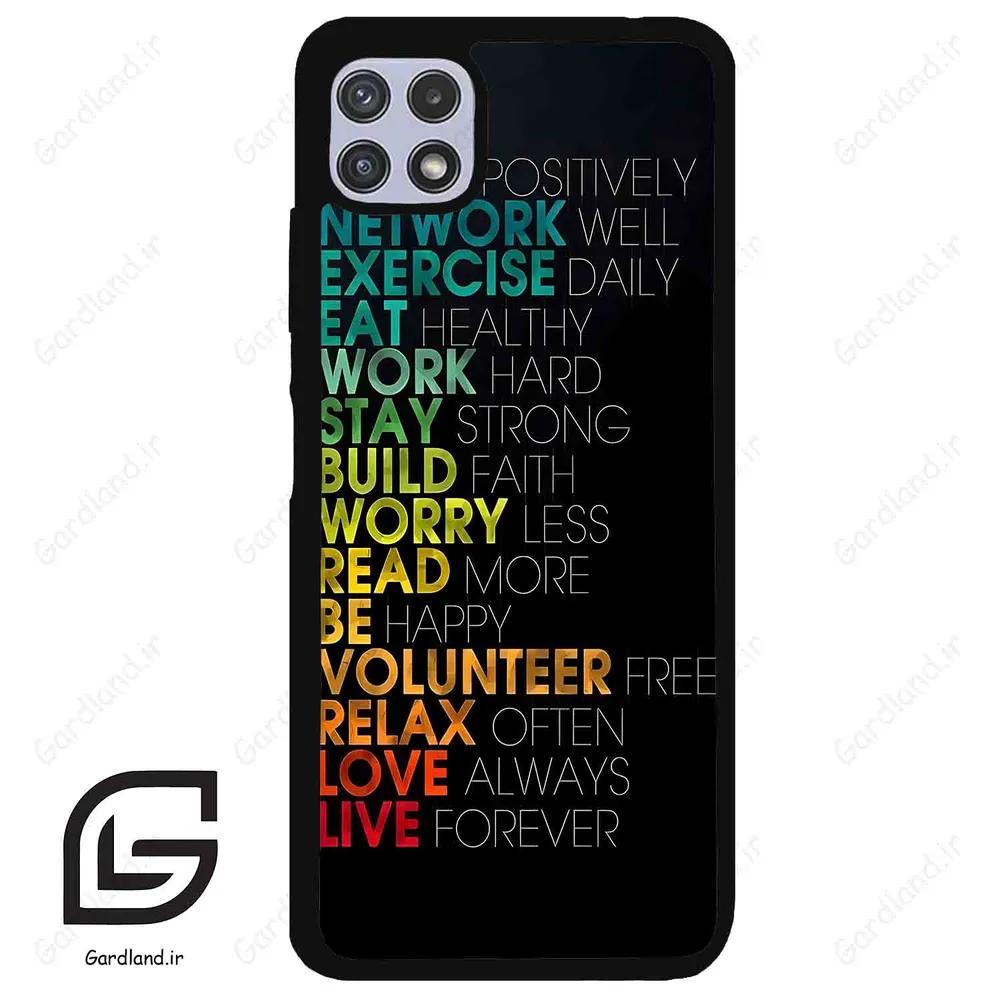 قاب گوشی سامسونگ ای 22 (Galaxy A22 5G ) طرح متن کد 2332